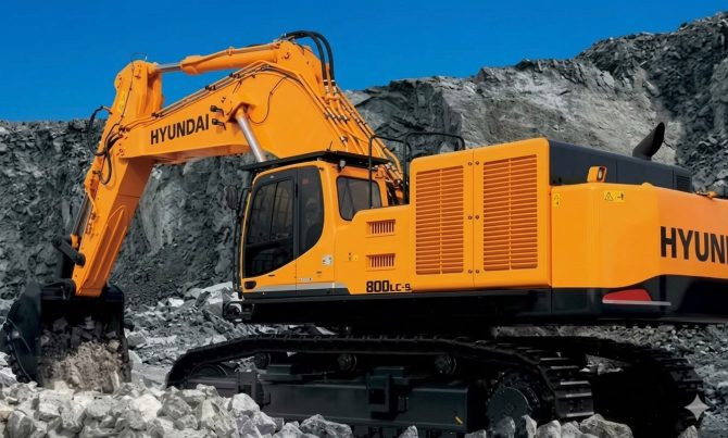 Escavadeiras de 80ton